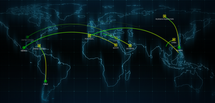 A map of the world Description automatically generated with low confidence