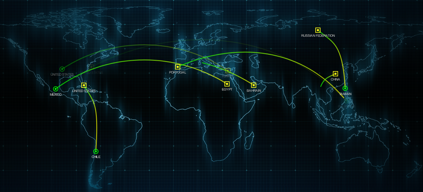 A map of the world Description automatically generated with low confidence